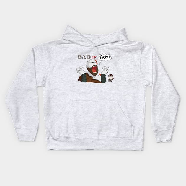 Dad of Boy Kids Hoodie by Hayde